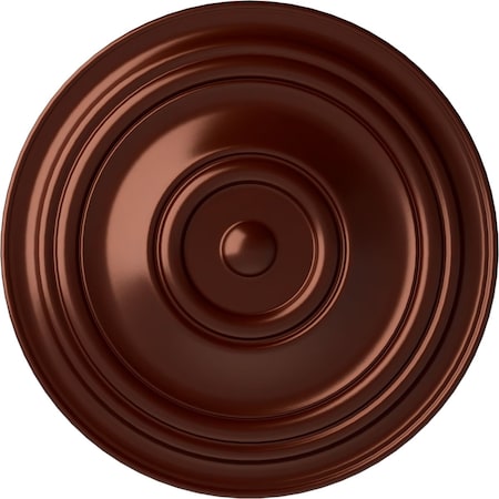 Ekena Millwork Traditional Ceiling Medallion (Fits Canopies up to 8 1/4"), 31 1/2"OD x 2 1/2"P, Antique Copper CM31TRACS